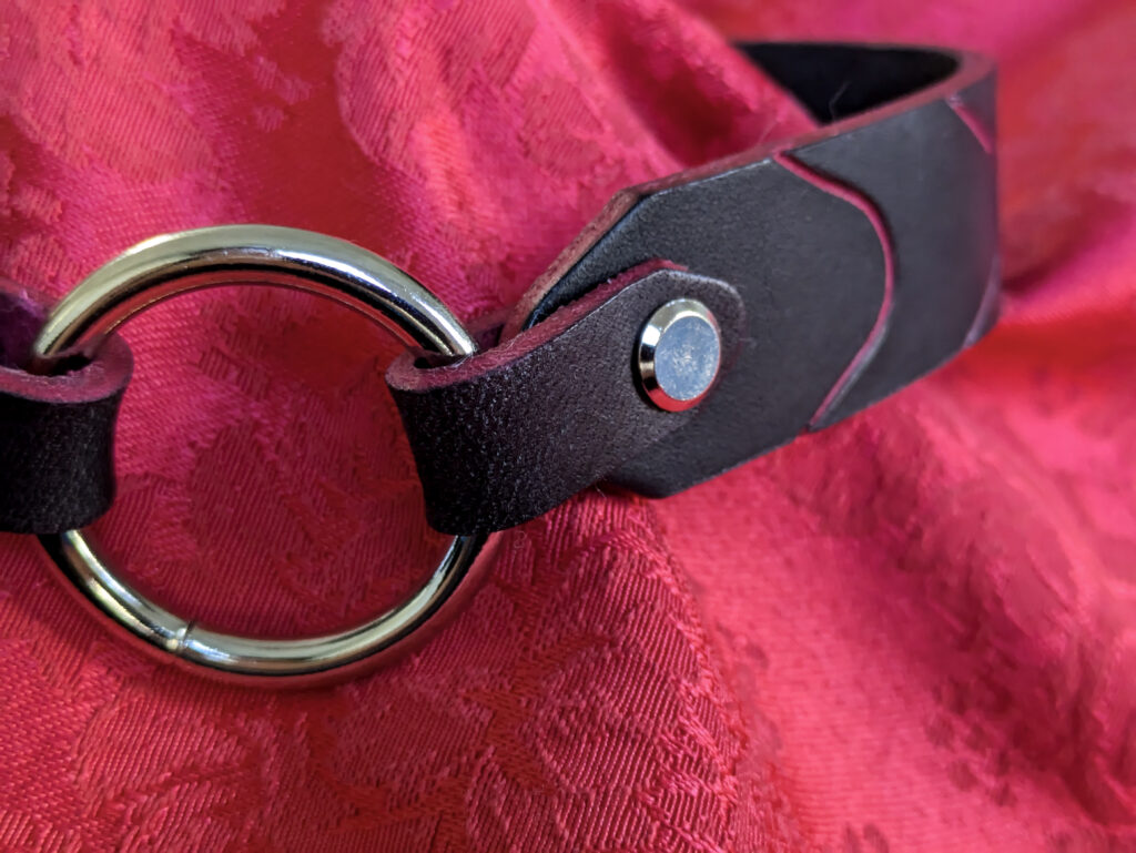 Red O Ring Heavy Duty Collar